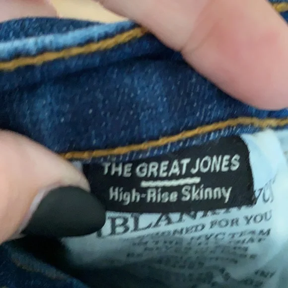 Blank NYC 24 The Great Jones High-Rise Skinny Jeans EUC - Picture 8 of 10
